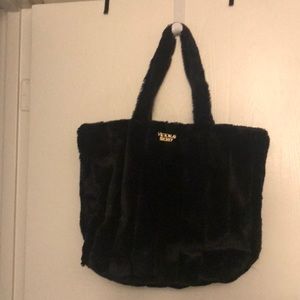 Victoria secret faux fur bag